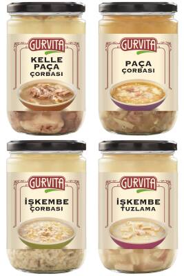 Gurvita Karışık Çorba Paketi 660 Ml 4 lü - 1