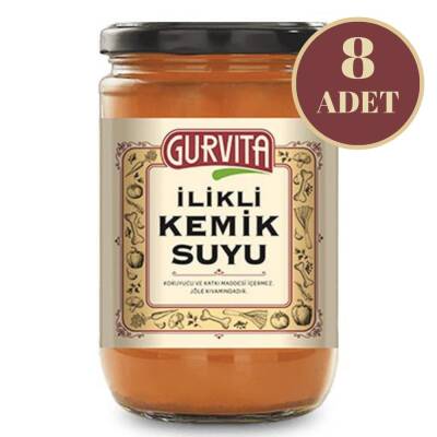 Gurvita İlikli Kemik Suyu Sebzeli 660 Ml 8' li - 1