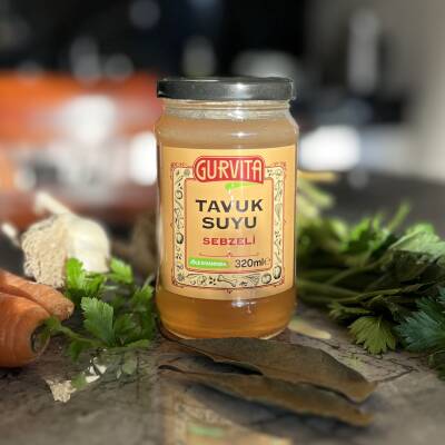 Gurvita Tavuk Suyu Sebzeli 320 Ml 12'li - 2