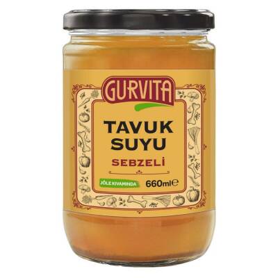 Gurvita Tavuk Suyu Sebzeli 660 Ml - 1